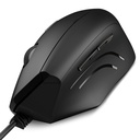 MOUSE KLIP XTREME KMO-505 KREST ERGONOMICO/ ALAMBRICO NEGRO 