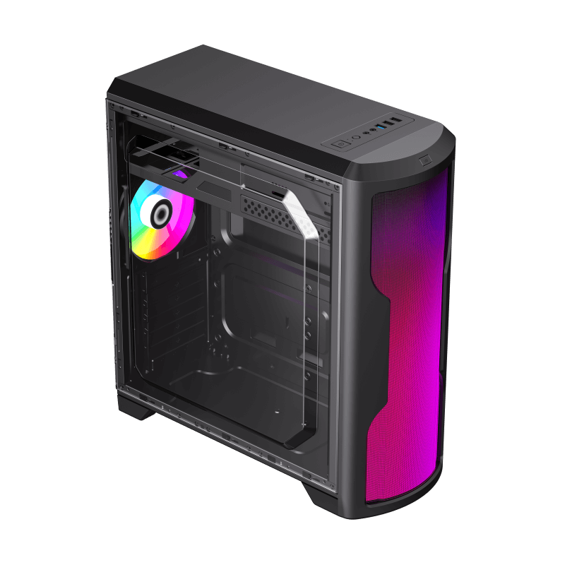 CASE GAMEMAX MATRIX G562 ATX/MATX/ITX VENTILADOR X1 120MM +75 LED RGB 