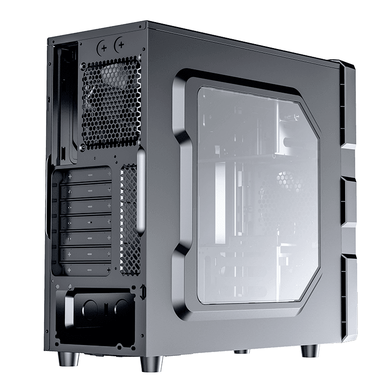 CASE GAMEMAX GM-ONE KNIGHT 3 VENTILADOR 2 POSTERIOR Y 1 DELANTERO 