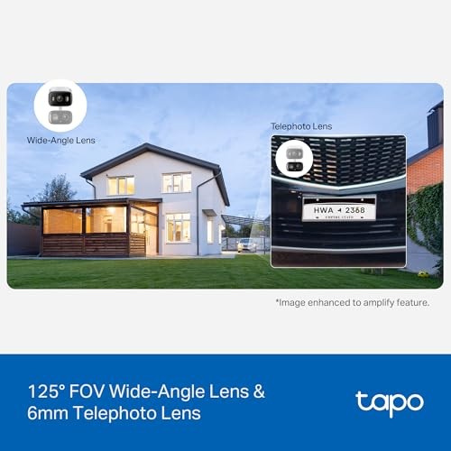 CAMARA DE SEGURIDAD IP TP-LINK TAPO C246D  DOBLE LENTE 2K 3MP  360º PANORAMICA VISION NOCTURNA A COLOR INTERIOR O EXTERIOR