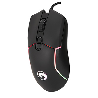 MOUSE MARVO SCORPION M655 GAMING ALAMBRICO USB 7 BOTONES PROGRAMABLES DPI AJUSTABLE HASTA 12000 ILUMINACIÓN RGB DISEÑO ERGONÓMICO