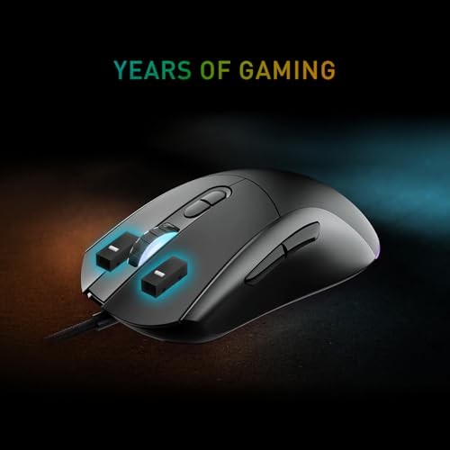 MOUSE FORGE GM320 DPI 12800 CON 7 BOTONES USB 2.0 RGB