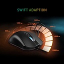 MOUSE FORGE GM320 DPI 12800 CON 7 BOTONES USB 2.0 RGB