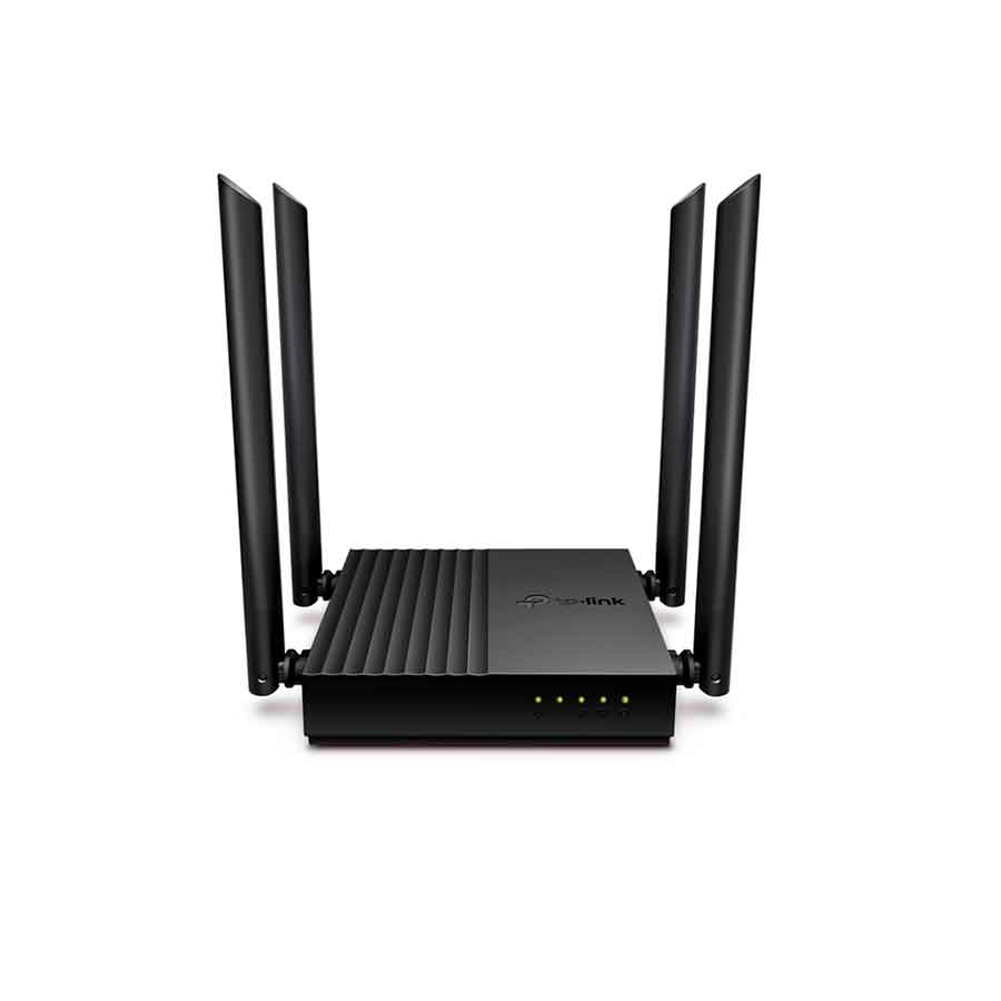 ROUTER TPLINK 4 ANTENAS ARCHER C64 INALAMBRICO AC1200 DUAL  BAND 867 Mbps 5Ghz+400 Mbps 2.4 Ghz MU-MIMO FULL GIGABIT