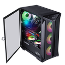 CASE GAMEMAX BRUFEN C1 TIPO E-ATX VIDRIO TEMPLADO LATERAL IZQUIERDO/ VENTILADORES ARGB  3*120MM FRONTAL/ 1*120MM TRASERO+1*140MM VENTILADOR TURBO