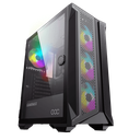 CASE GAMEMAX BRUFEN C1 TIPO E-ATX VIDRIO TEMPLADO LATERAL IZQUIERDO/ VENTILADORES ARGB  3*120MM FRONTAL/ 1*120MM TRASERO+1*140MM VENTILADOR TURBO