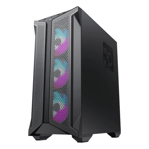 CASE GAMEMAX BRUFEN C1 TIPO E-ATX VIDRIO TEMPLADO LATERAL IZQUIERDO/ VENTILADORES ARGB  3*120MM FRONTAL/ 1*120MM TRASERO+1*140MM VENTILADOR TURBO