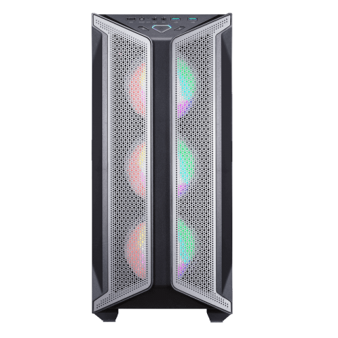 CASE GAMEMAX BRUFEN C1 TIPO E-ATX VIDRIO TEMPLADO LATERAL IZQUIERDO/ VENTILADORES ARGB  3*120MM FRONTAL/ 1*120MM TRASERO+1*140MM VENTILADOR TURBO