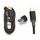 CABLE TIPO C A USB MOTOROLA 
 TRIPLE A 1M NEGRO