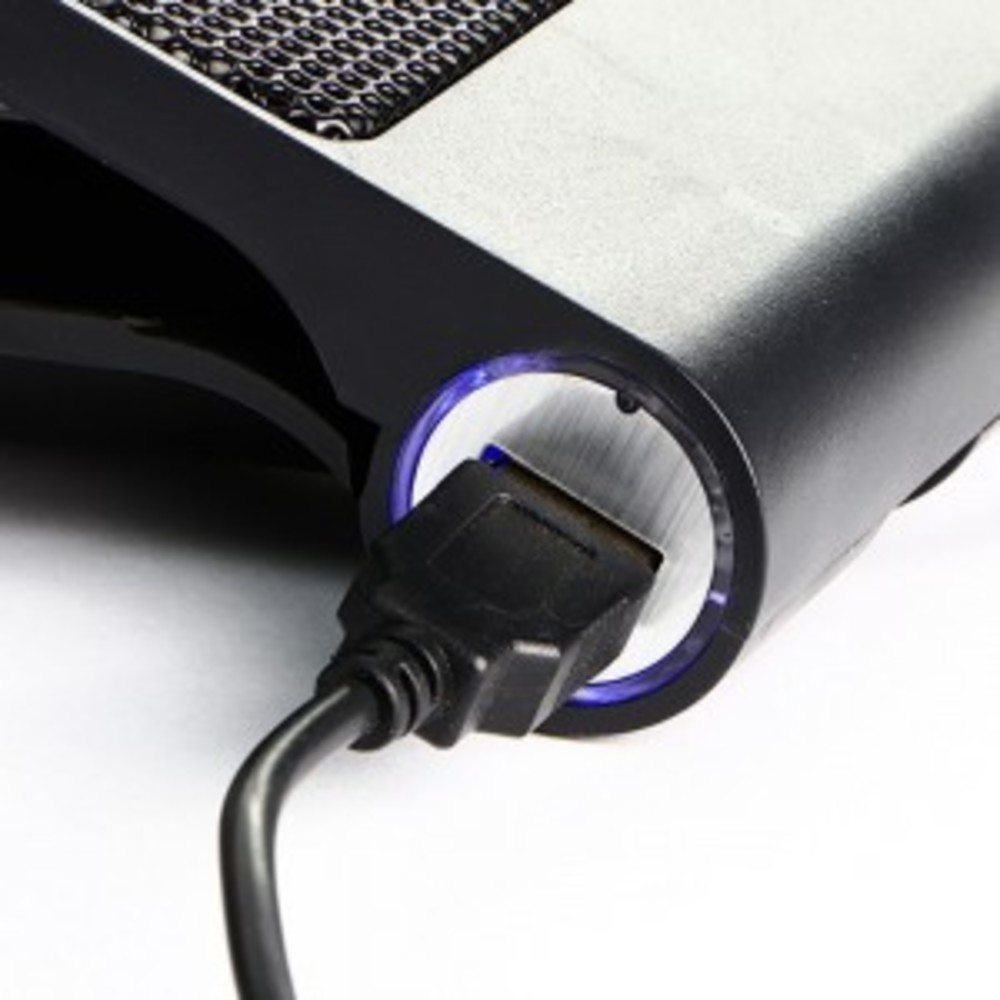 VENTILADOR PARA LAPTOP XTECH GAMING  XTA160 PLASTICO 3 POSICIONES USB, 6 FANS 