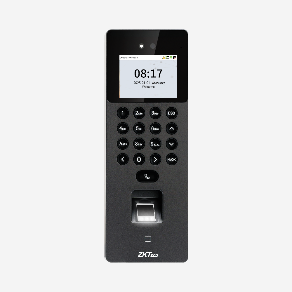 LECTOR BIOMETRICO ZK-SENSEFACE WIFI 2A /ID CAPACIDAD 1500 ROSTROS / 3000 HUELLAS DACTILARES / 3000 TARJETAS RFID / 150000 EVENTOS