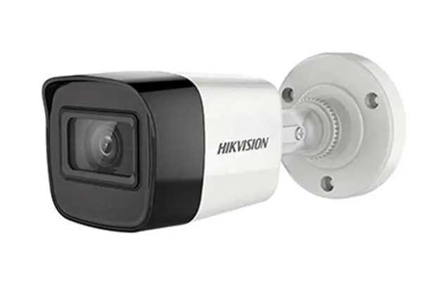 CAMARA DE SEGURIDAD HIKVISION DS-2CE16D0T-LPFS 1080P MINI BALA FIJA CON AUDIO BIDIRECCIONAL IP67 EXTERIOR LUZ HIBRIDA
