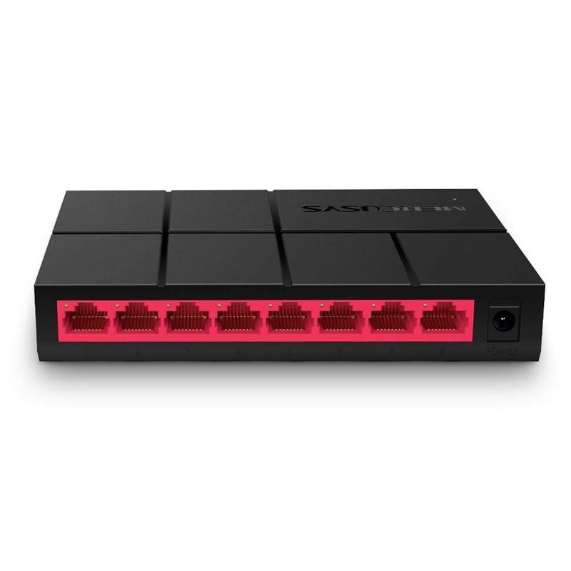 [MS108G] SWITCH MERCUSYS MS108G 8 PUERTOS 10/100/1000 GIGABIT ETHERNET NEGRO