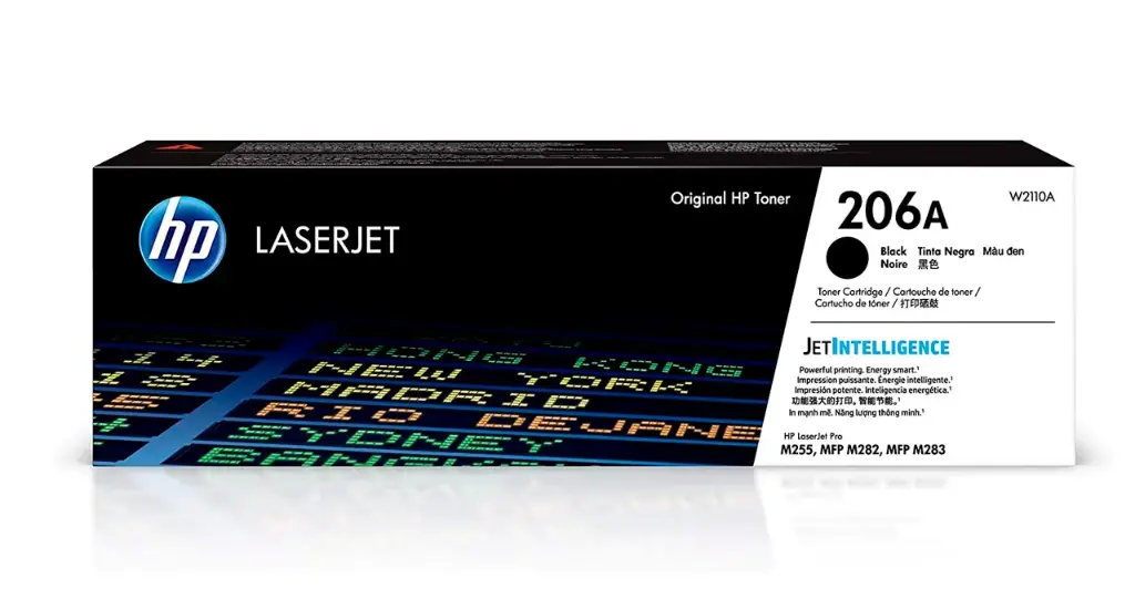 TONER HP 206A NEGRO COMPATIBLE HPM283FDW HPM255/M282/M283FDW RINDE 1.350 PAGS.