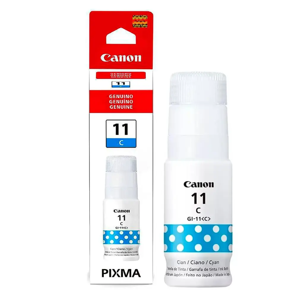 TINTA CANON GI-11(C) CYAN G2160 G3160 7700 PAGINAS