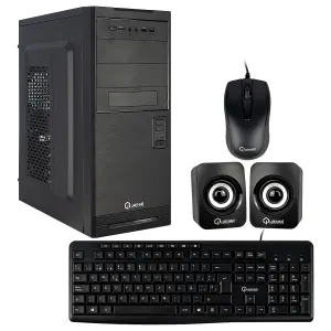 CASE COMBO Q-ONE C6016 ATX PARLANTE+TECLADO+MOUSE+FUENTE 