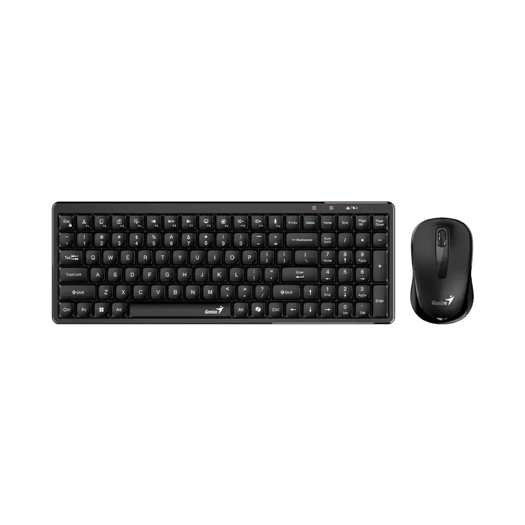 TECLADO + MOUSE GENIUS Q8100 LUXMATE INALAMBRICO 2.4GHZ
