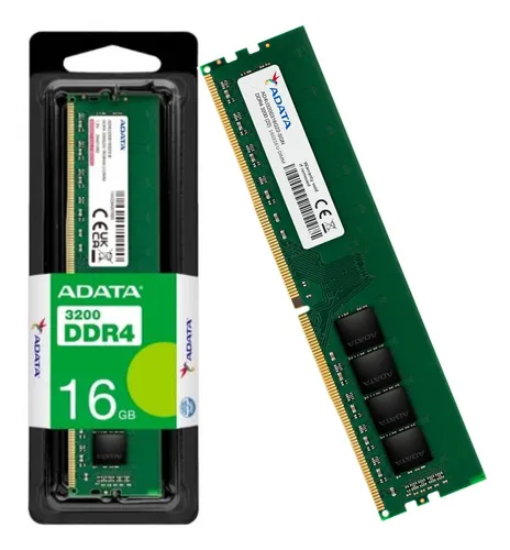 [AD4U320016G22-BGN] MEMORIA PARA PC ADATA 16GB DDR4 3200 UDIMM 1.2V CL22 