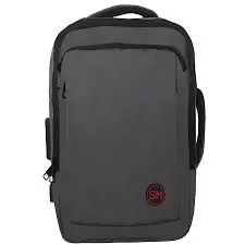 MOCHILA NYLON SPEEDMING SMMOL04 GRIS CON BLOQUEO