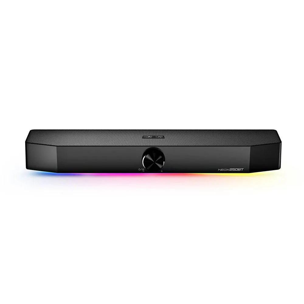 BARRA DE SONIDO SONIGEAR NEOX250BT MULTICOLOR BLUETOOTH 5.0 5W*2 2" NEGRO