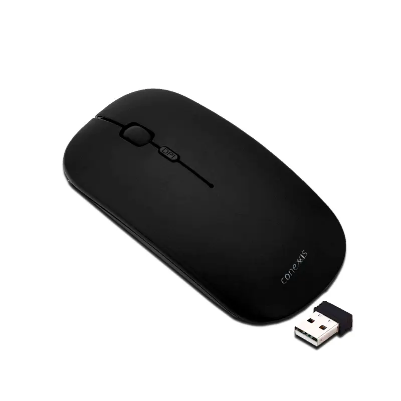 MOUSE CONEXXIS CX023BM WIRELESS NEGRO SLIM 