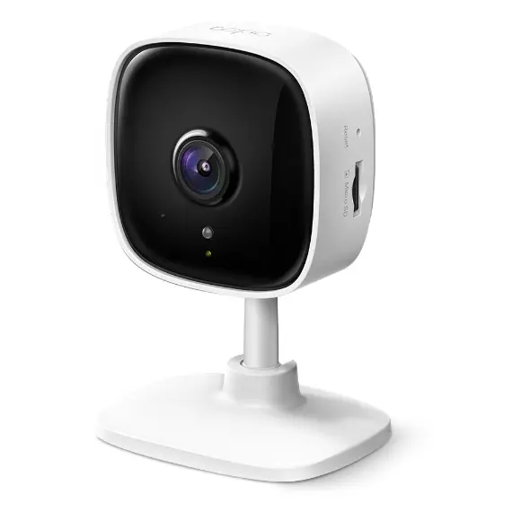 CAMARA DE SEGURIDAD IP TP-LINK TAPO C110 3MP  INTERIOR VISION NOCTURNA IR DETECCION DE MOVIMIENTO ALARMA LUZ Y SONIDO AUDIO BIDIRECCIONAL HASTA 256GB