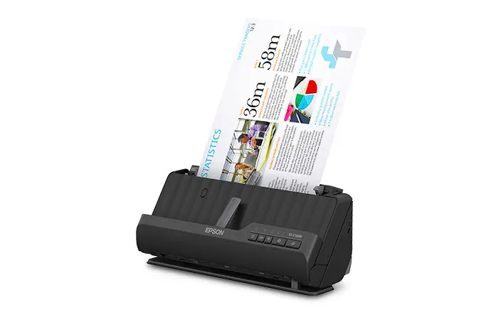 ESCANER EPSON ES-C320W COLOR DOBLE FAZ 30 PPM/60 IPM ADF ALIMENTADOR AUTOMATICO 20 HOJAS INALAMBRICO