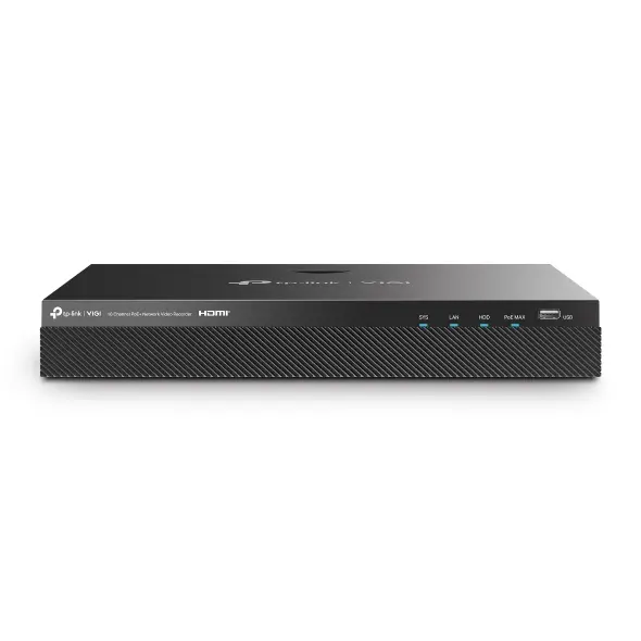 GRABADOR NVR TP-LINK VIGI-NVR2016H |16 CANALES | HDMI 4K | POE PLUS | 2 USB / HDMI /RJ45 