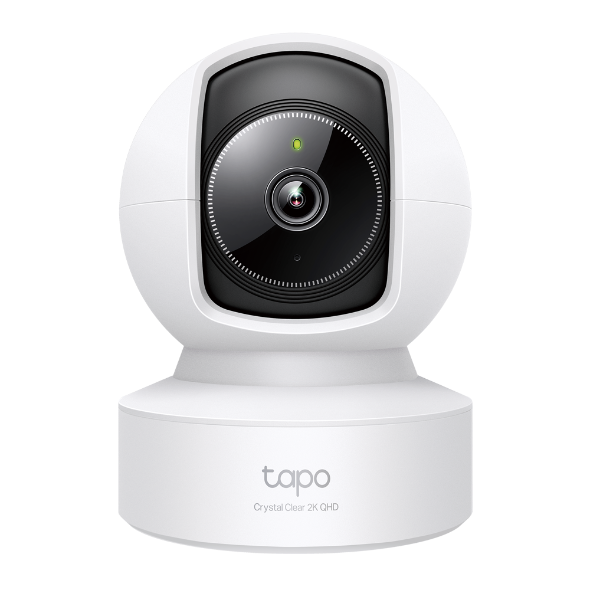 CAMARA TP-LINK TAPO C222 2K QHD 4MP VISTA PANORAMICA 360º Y HORIZONTAL 110º VERTICAL AUDIO BIDERECCIONAL VISION NOCTURNA IR 12M DETECCION DE MOVIMIENTO ALARMA MODO DE PRIVACIDAD SOPORTA HASTA 512GB