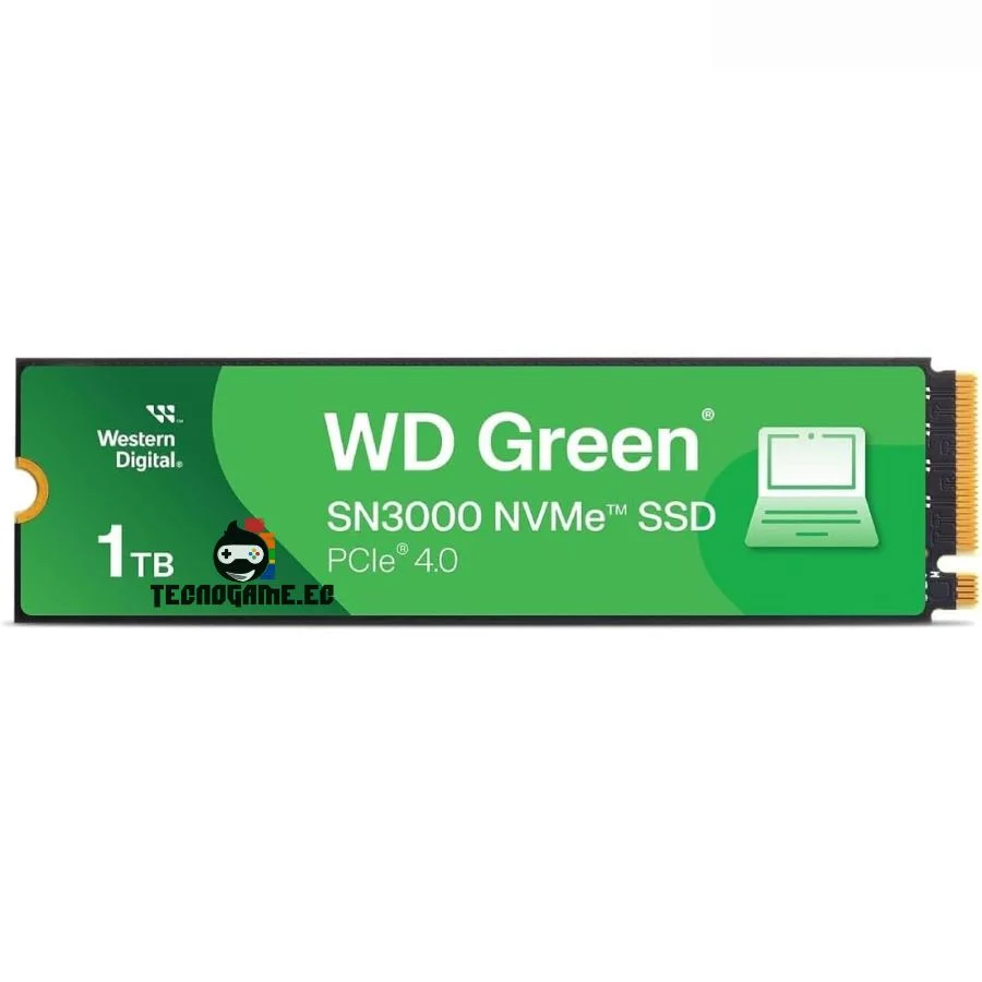 DISCO DE ESTADO SOLIDO WESTERN DIGITAL  NVMe 5000MB-s PCIe Gen 4.0 GREEN 3Y SN3000 1TB M.2