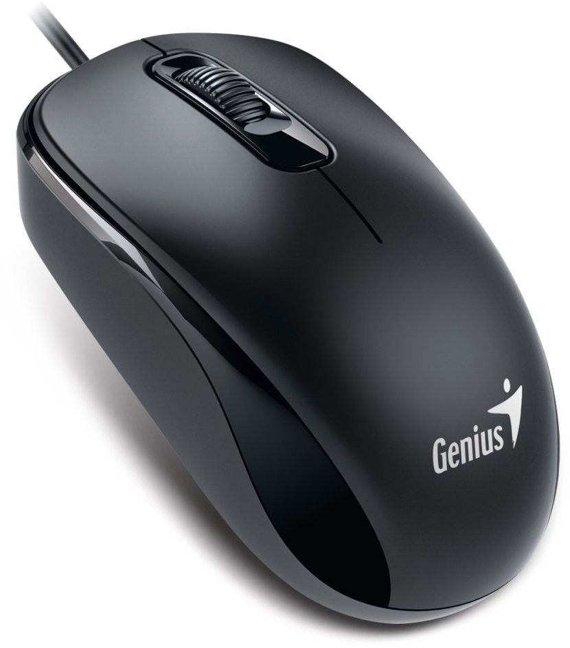 MOUSE GENIUS DX-110 USB-C ALAMBRICO 1200DPI 3 BOTONES NEGRO