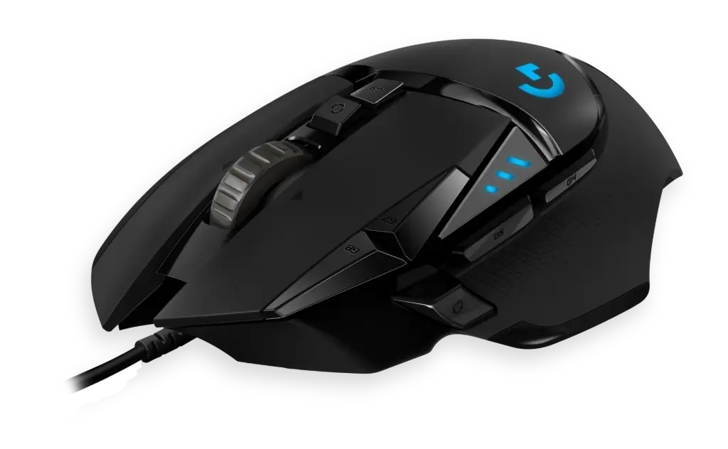 MOUSE LOGITECH G502-HERO GAMING LIGHTSYNC RGB 100 – 25.600 DPI