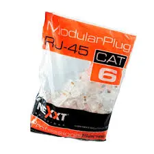 [AW102NXT04] FUNDA DE CONECTORES NEXXT RJ45 CATEGORIA 6 100 UNIDADES