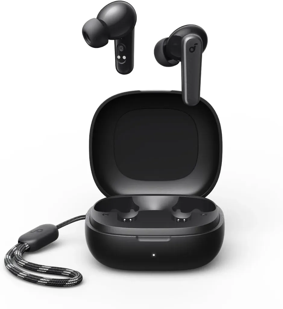 [A3949] AUDIFONO + MICROFONO SOUNDCORE BY ANKER P20I POWERFUL SOUND IPX5 REPRODUCCION 10H/ 30H ESTUCHE 