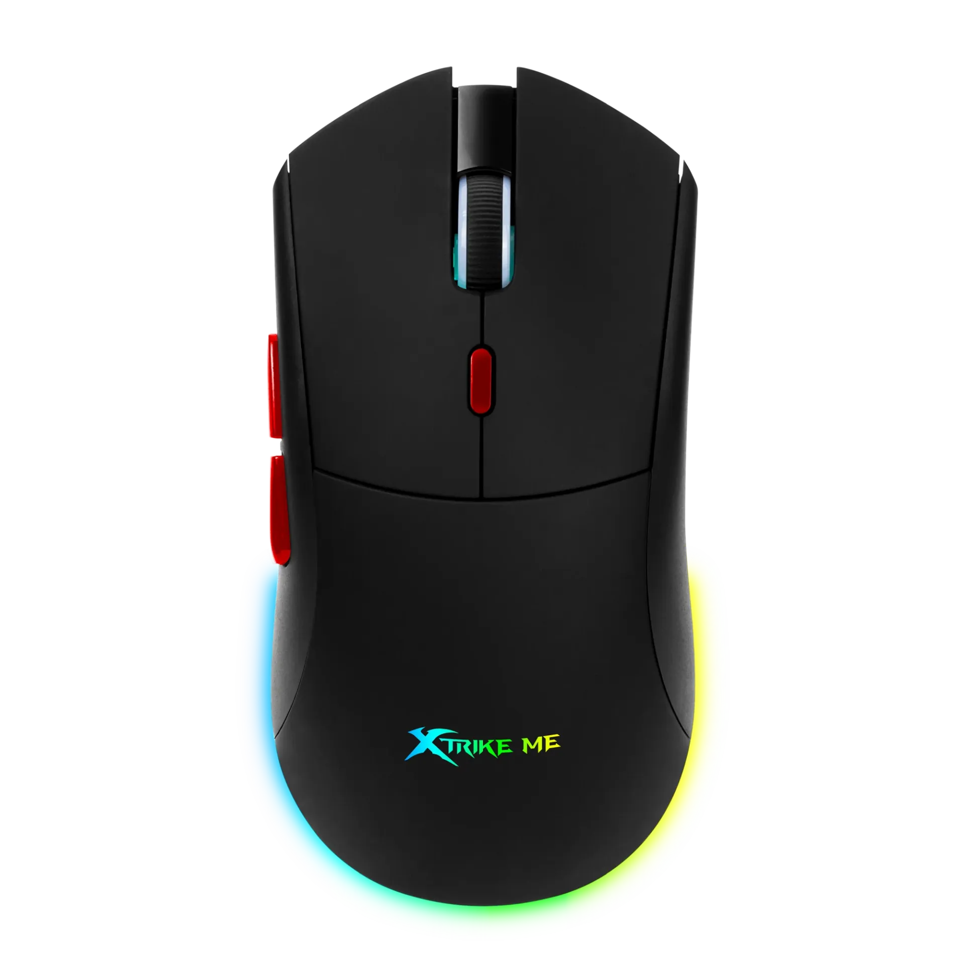 MOUSE XTRIKE ME GW‑613 GAMING INALAMBRICO DPI 10000 ILUMINACIÓN RGB TRIMODO BLUETOOH 5.4 TIPO C NEGRO