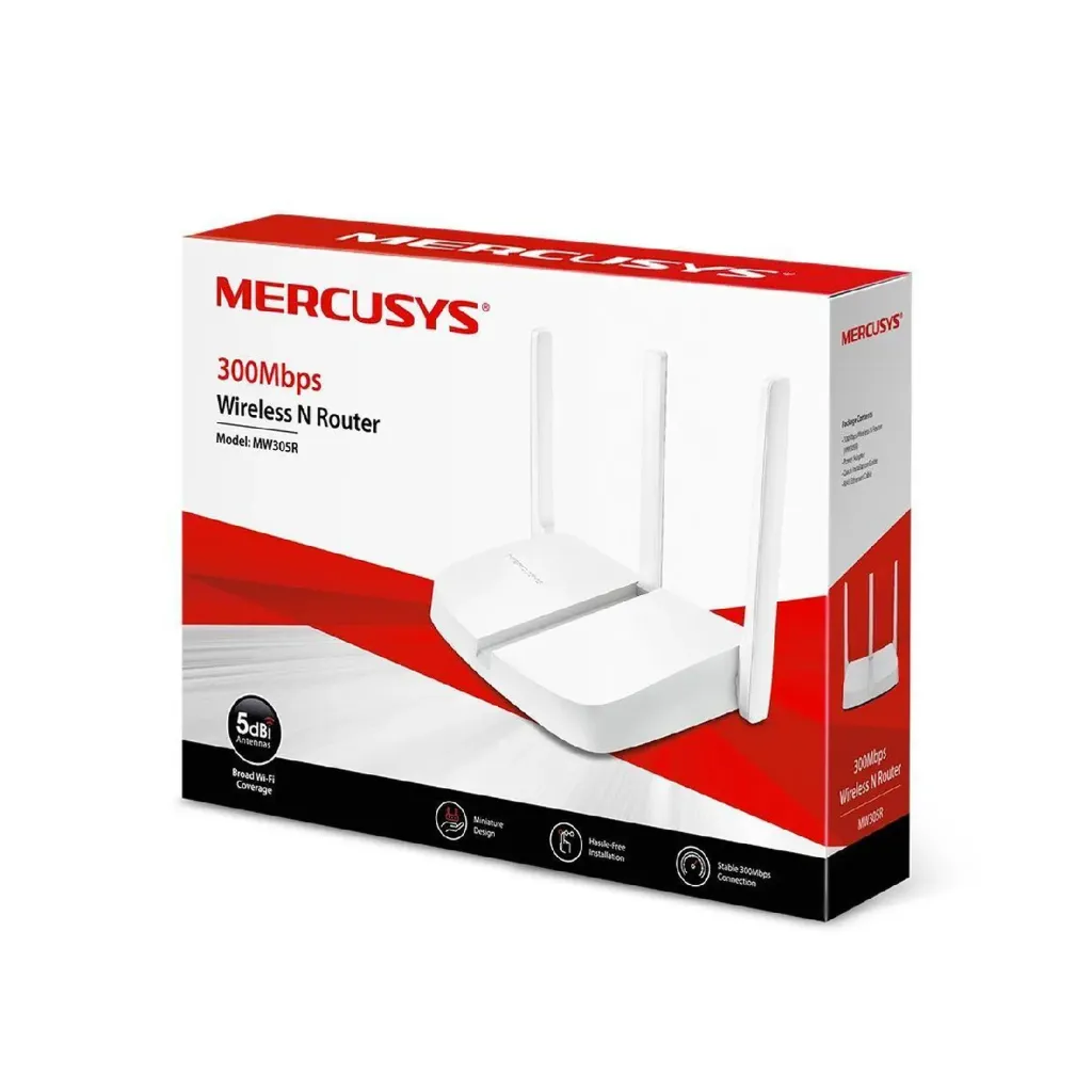 ROUTER MERCUSYS MW306R INALAMBRICO N 300 MBPS 2 ANTENAS MULTIMODO