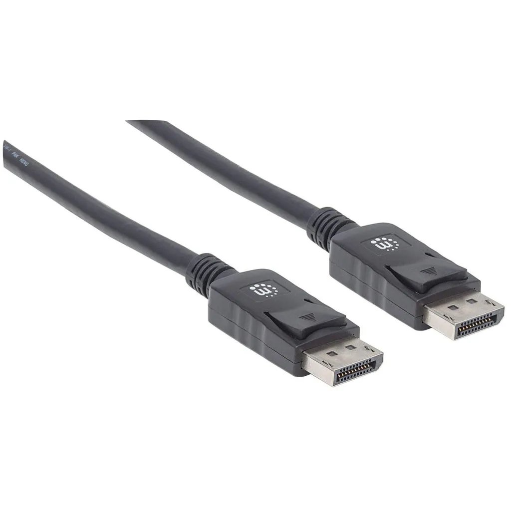 [307116] CABLE MANHATTAN DISPLAYPORT MACHO A  DISPLAYPORT MACHO 4K 60HZ 2MT NEGRO