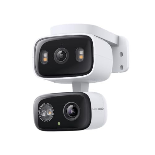 CAMARA DE SEGURIDAD IP TP-LINK TAPO C246D  DOBLE LENTE 2K 3MP 360º PANORAMICA VISION NOCTURNA A COLOR INTERIOR O EXTERIOR