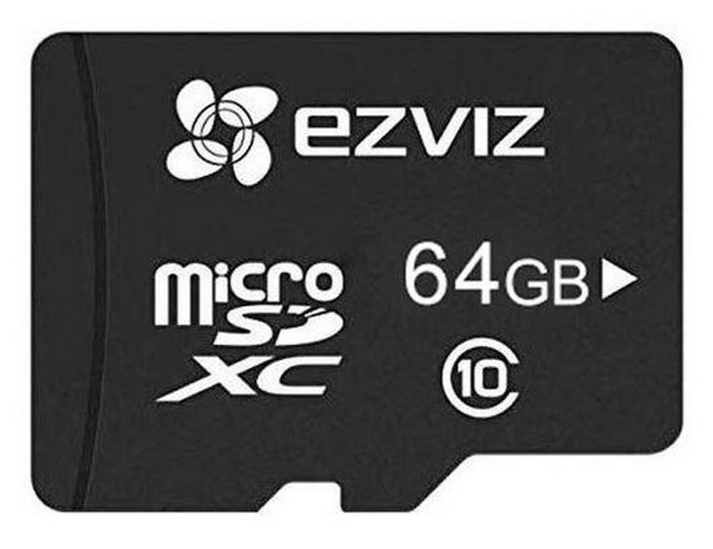 MICRO SDXC EZVIZ 64GB CLASE 10 PARA VIDEO VIGILANCIA