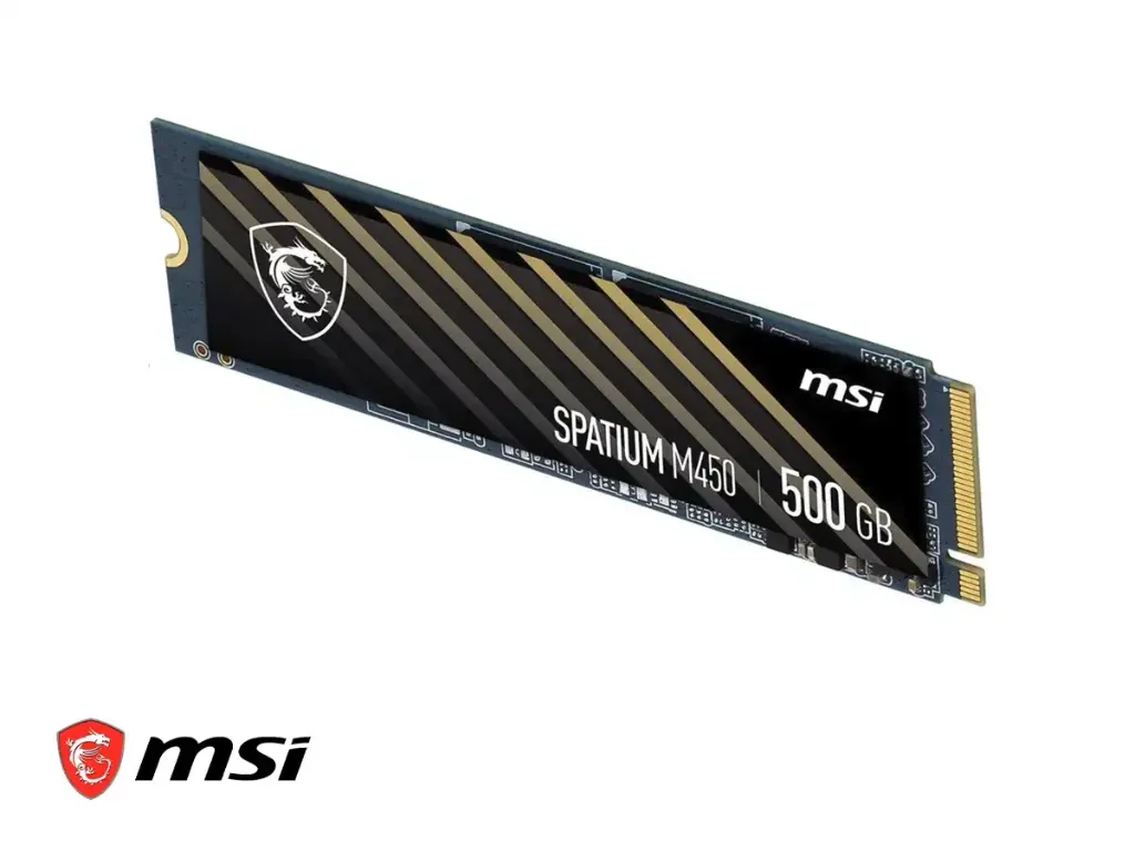 DISCO DE ESTADO SOLIDO MSI SPATIUM M450 500GB M.2  2280 PCIE 4.0 NVME V1 GEN4 X4