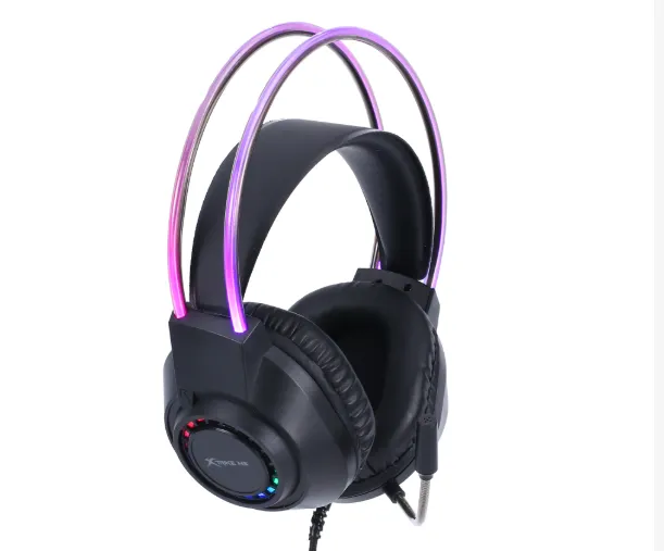 AUDIFONO + MICROFONO XTRIKE ME GH-513 GAMING RETROILUMINACION ESTATICA RGB USB+3.5*2 PARA PS4/PS5 XBOX ONE