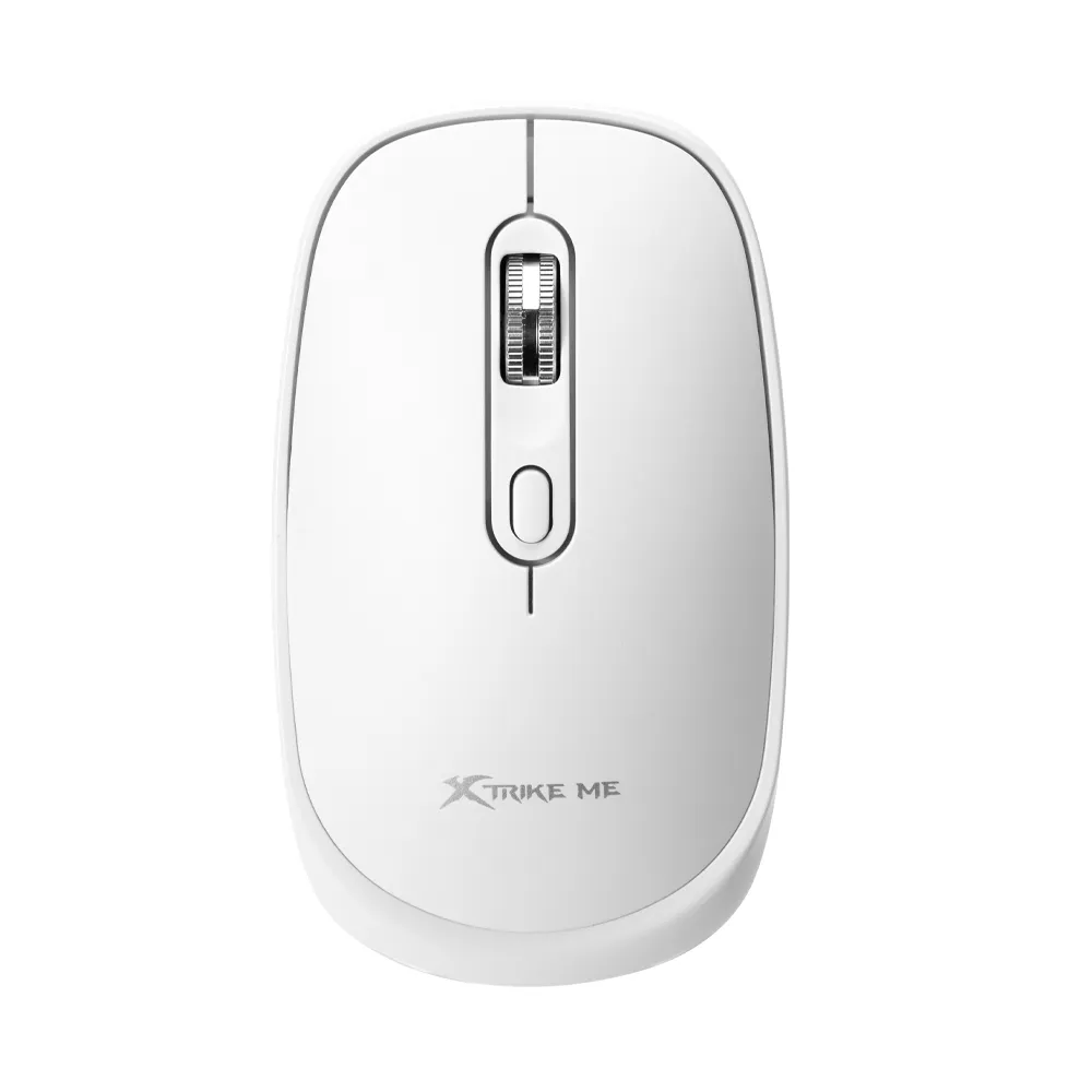 MOUSE XTRIKE ME GW-119WH DUAL MODO INALAMBRICO 2.4G BLUETOOTH SILENCIOSO 1600 DPI RECARGABLE