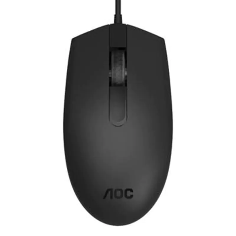 MOUSE AOC MS100B 1600 DPI OPTICO USB ALAMBRICO