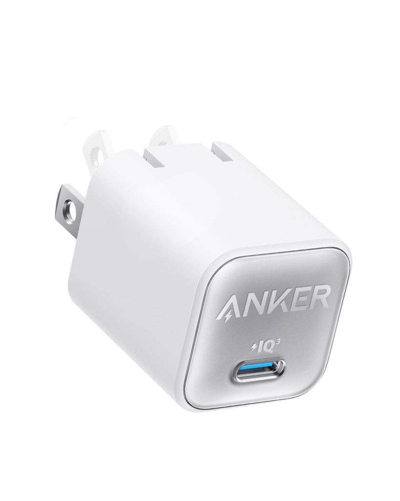 CARGADOR ANKER 511 NANO 3 USB-C  30W CARGA RAPIDA ORIGINAL BLANCO