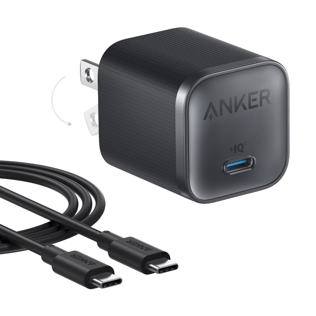 CARGADOR + CABLE ANKER NANO B2692 USB-C 6FT 45W ORIGINAL NEGRO