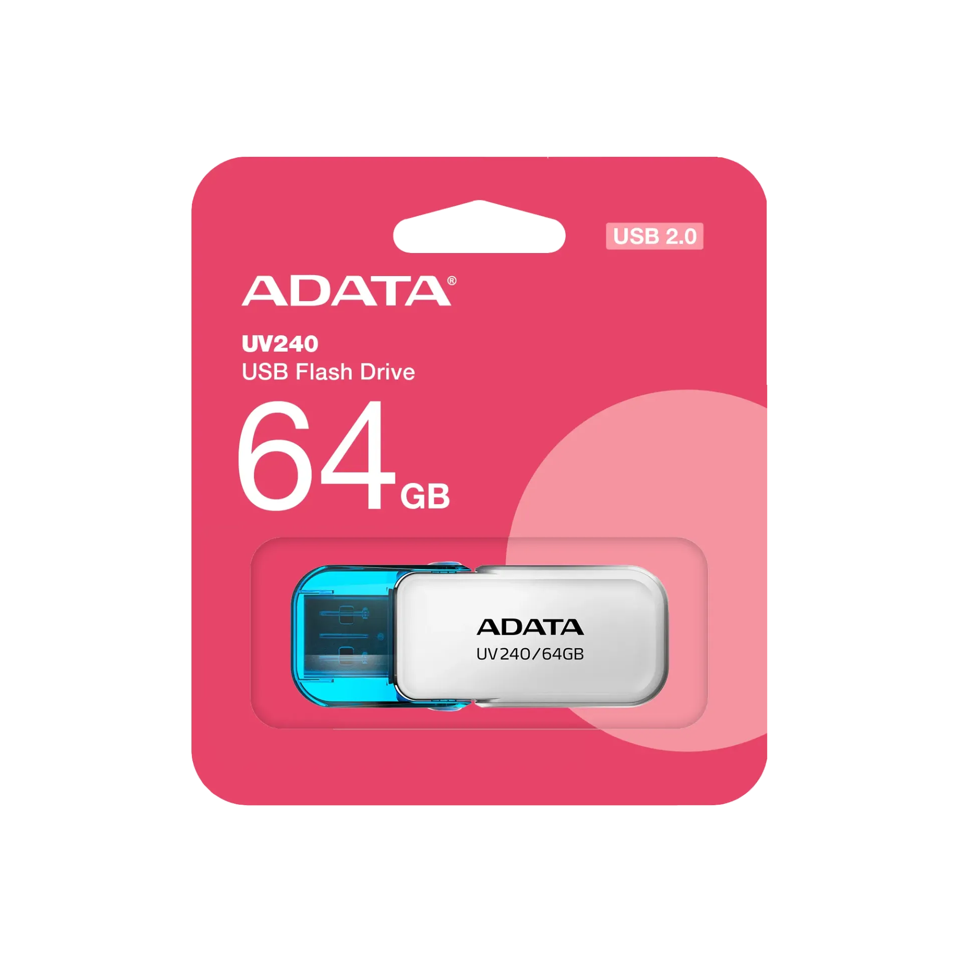PENDRIVE ADATA UV240 64GB USB 2.0 BLANCO