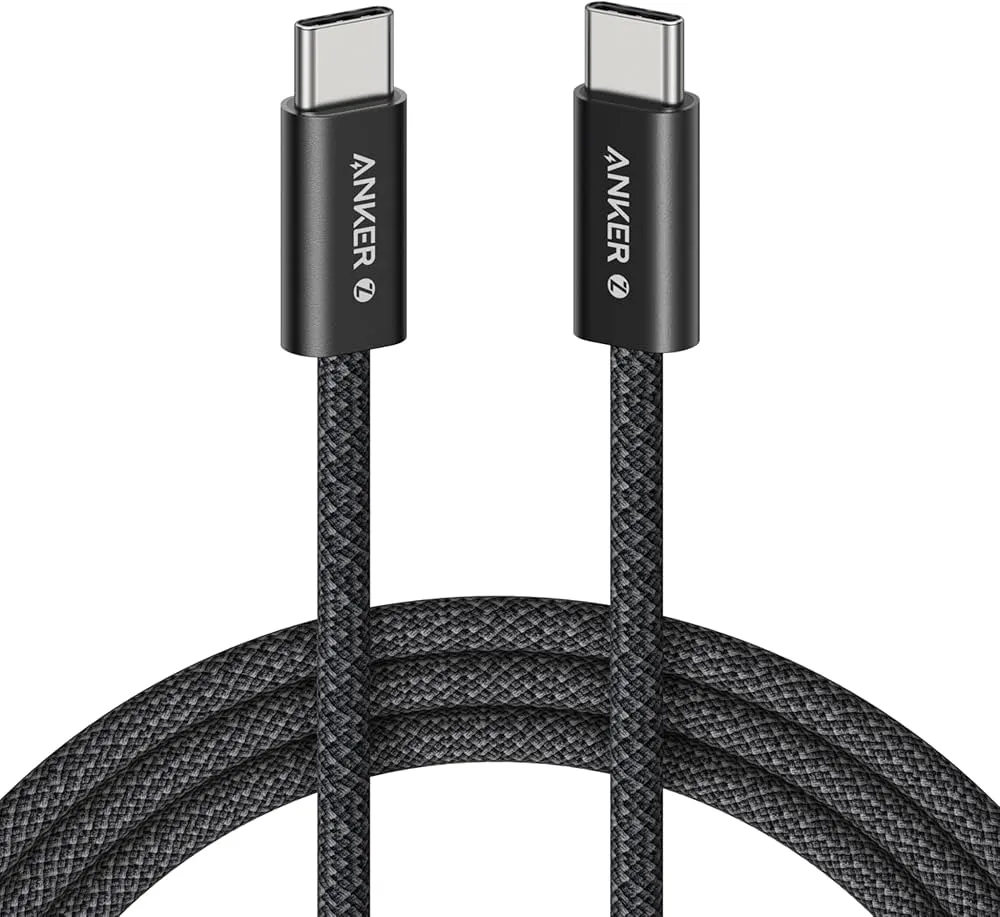 CABLE ANKER ZOLO A8060H11 USB-C A USB-C 240W CARGA RAPIDA 3.3FT 1M NEGRO