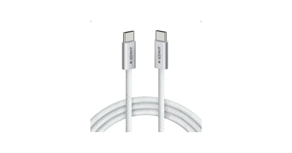 CABLE ANKER ZOLO A8060H22 USB-C A USB-C 240W CARGA RAPIDA 6FT 1.8M BLANCO