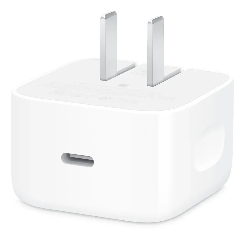 ADAPTADOR DE CORRIENTE APPLE A3351 IPHONE 40W A 60W MAX TIPO C ORIGINAL SALIDA 5V 3A 9V 2.22A