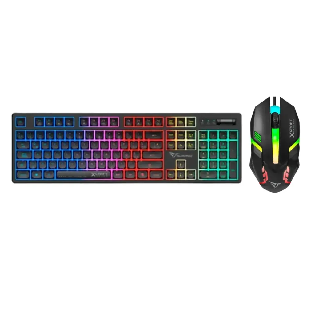 TECLADO + MOUSE ALCATROZ XCRAFT GAMING XC1000 ALAMBRICO NEGRO
